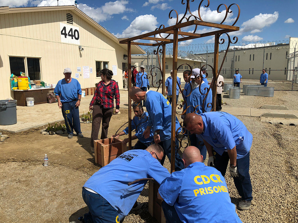 Avenal State Prison garden